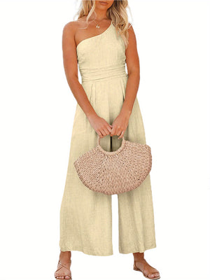 Chic One-Shoulder Jumpsuit