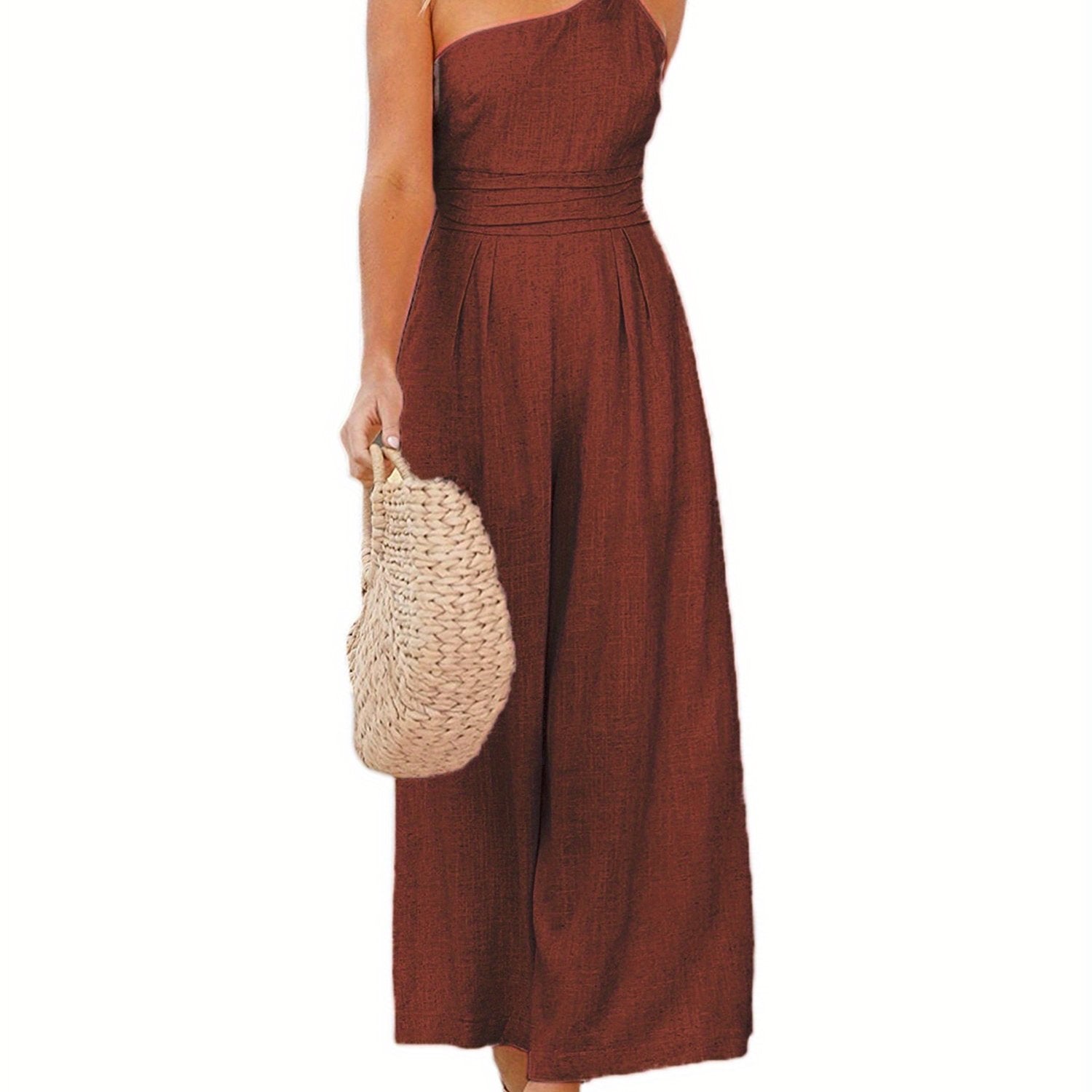 Chic One-Shoulder Jumpsuit