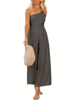 Chic One-Shoulder Jumpsuit