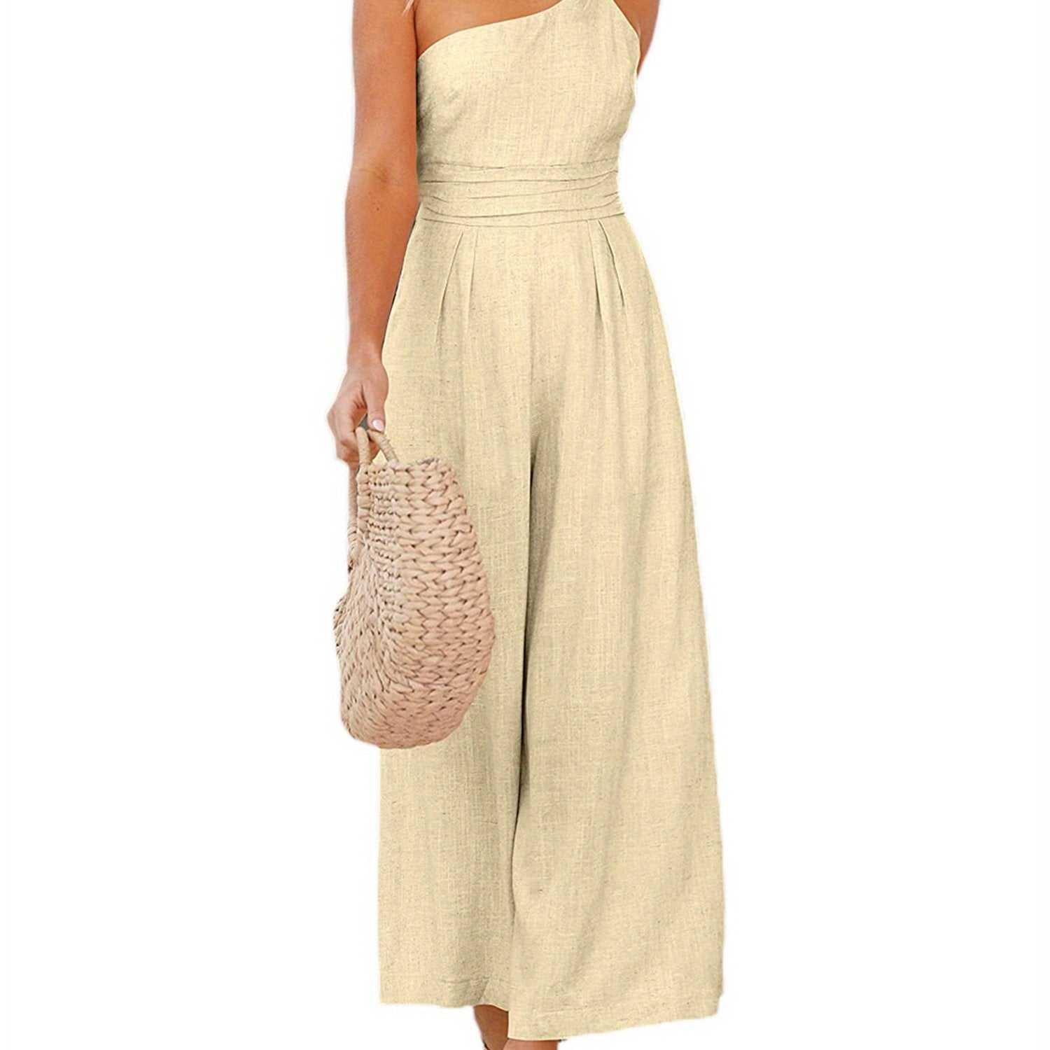 Chic One-Shoulder Jumpsuit
