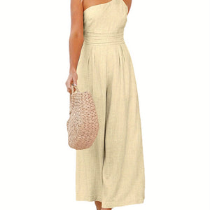 Chic One-Shoulder Jumpsuit