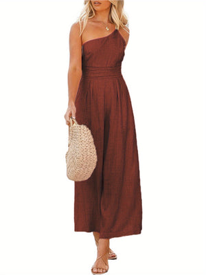 Chic One-Shoulder Jumpsuit