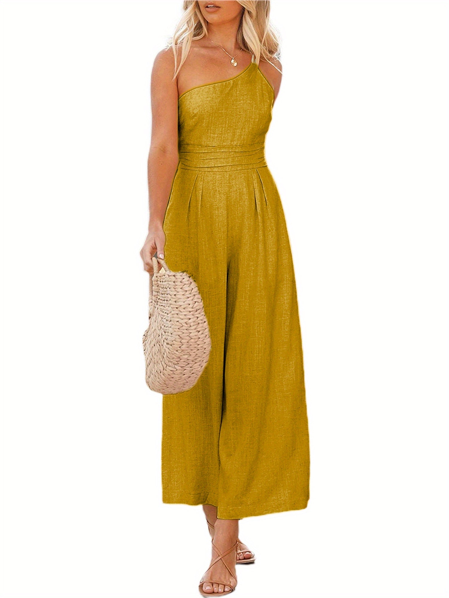 Chic One-Shoulder Jumpsuit