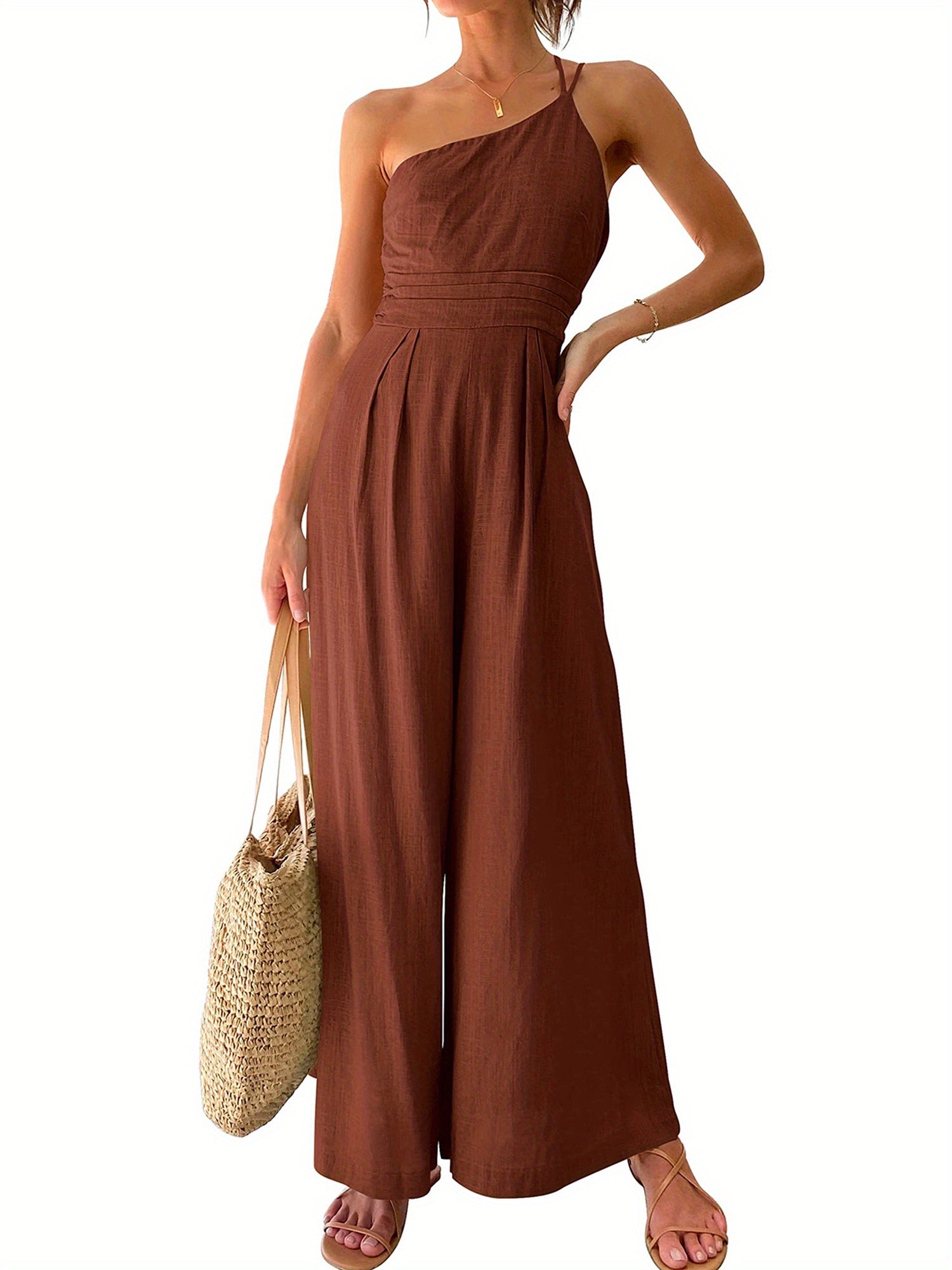 Chic One-Shoulder Jumpsuit