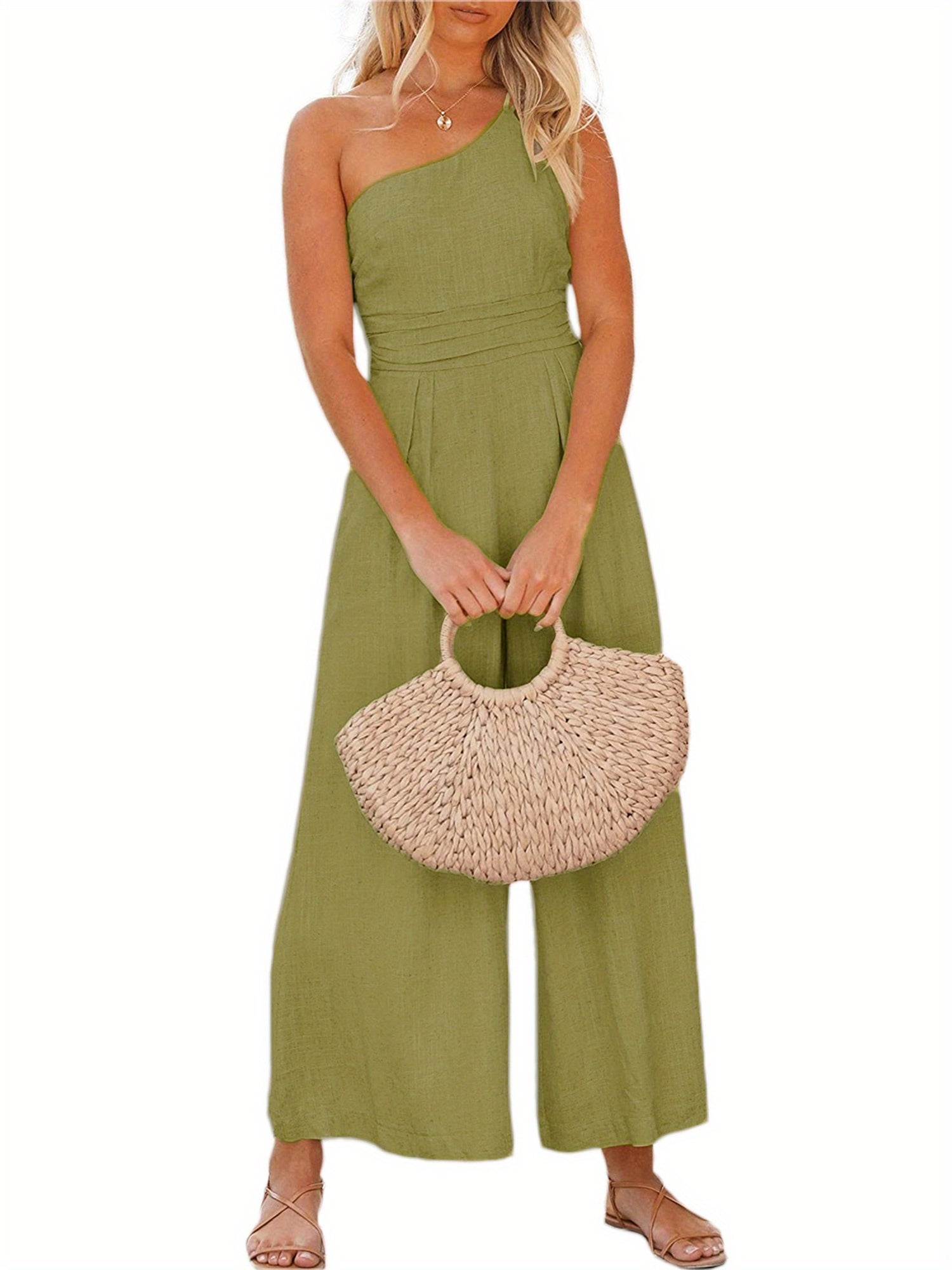 Chic One-Shoulder Jumpsuit