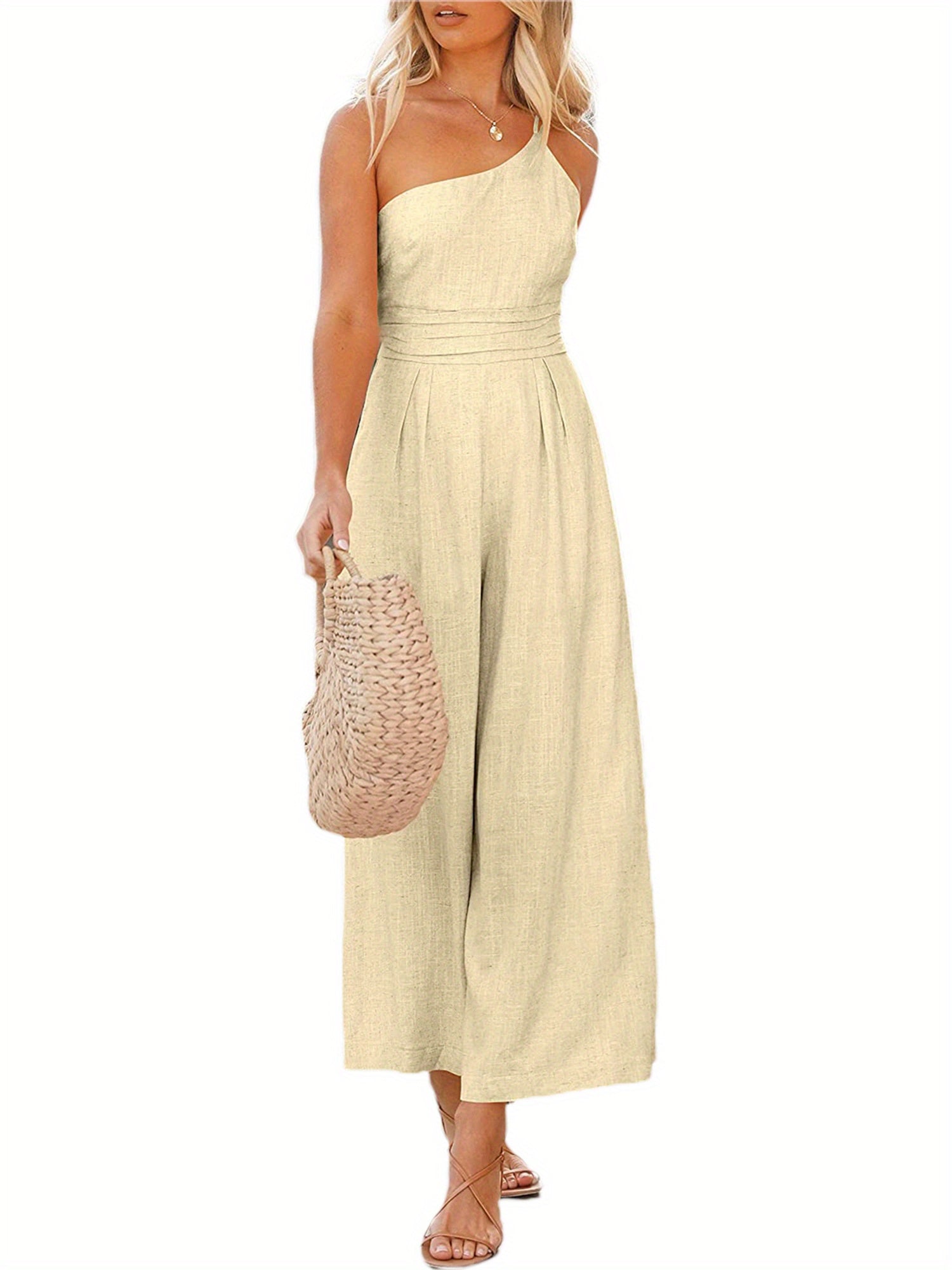 Chic One-Shoulder Jumpsuit